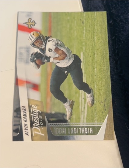 2019 Panini Prestige Highlight Reel #HH-AK Alvin Kamara — front