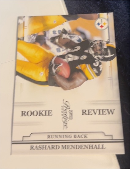 2009 Playoff Prestige Rookie Review Rashard Mendenhall — front