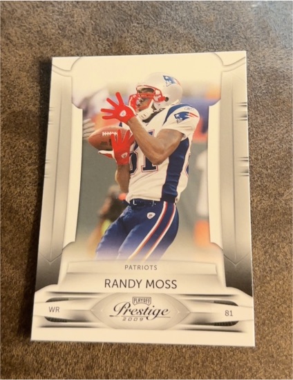 2009 Panini Playoff Prestige #58 Randy Moss — front