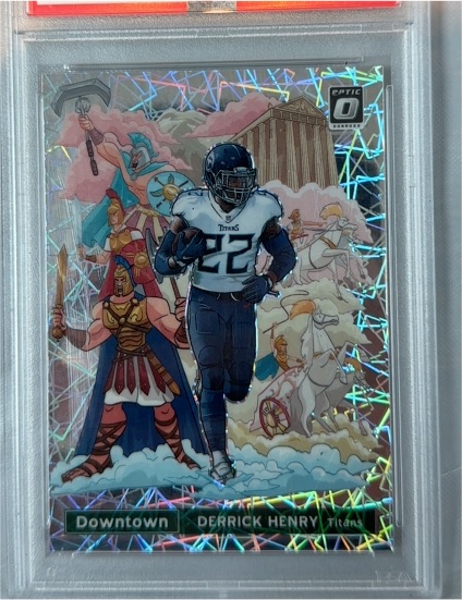 2021 Panini Donruss Optic Downtown #DT19 Derrick Henry Titans — front