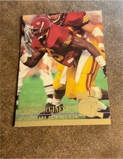 1994 Fleer Ultra #203 Willie McGinest Rookie Card — front