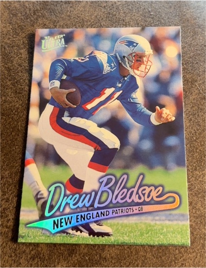 1997 Fleer Ultra #44 Drew Bledsoe — front