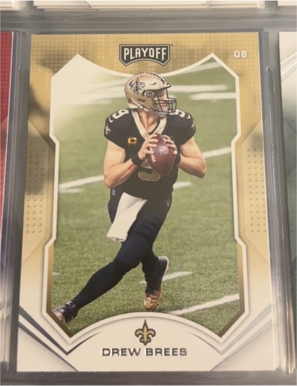 2021 Panini Playoff #168 Drew Brees — front