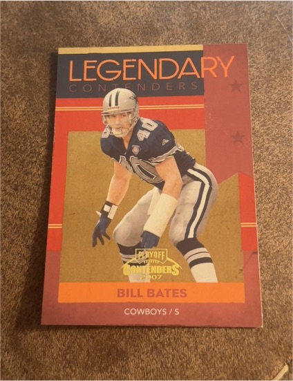 2007 Playoff Contenders Legendary Contenders #LC-10 Bill Bates — front