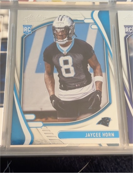 2021 Panini Absolute #147 Jaycee Horn Carolina Panthers Rookie Card RC — front