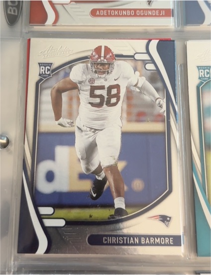 2021 Panini Absolute #156 Christian Barmore — front