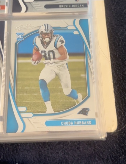 2021 Panini Absolute #134 Chuba Hubbard — front