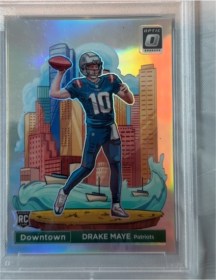2024 Panini Donruss Optic Downtown #13 Drake Maye — front