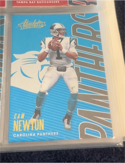 2018 Panini Absolute Football #13 Cam Newton — front