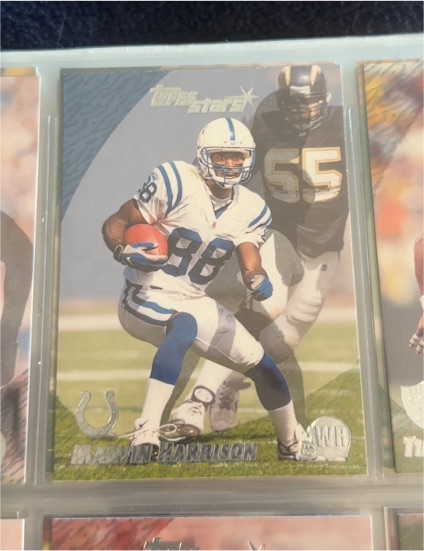 1996 Bowman's Best #165 Marvin Harrison — front