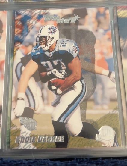 1997 Topps Stars #RR Eddie George Rookie — front