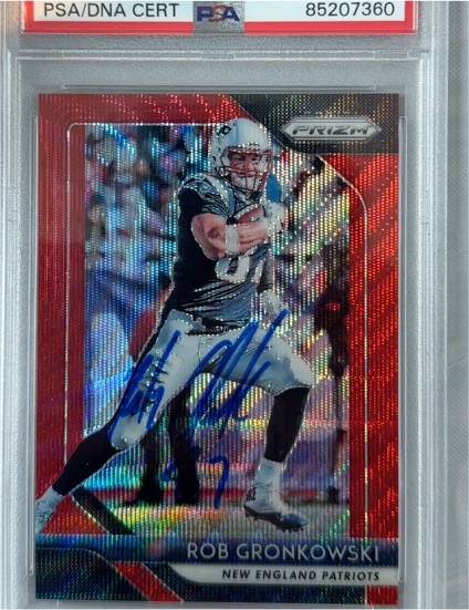 2018 Panini Prizm #87 Rob Gronkowski — front