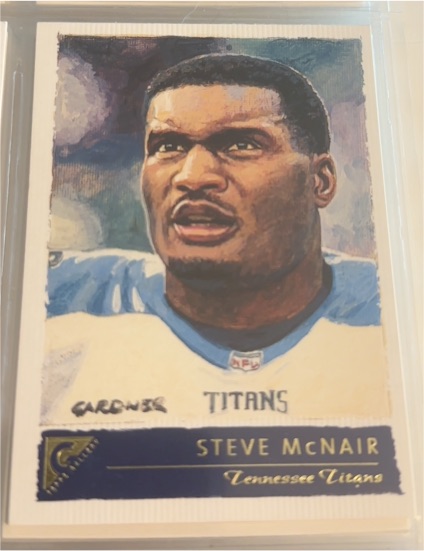 2001 Topps Gallery #3 Steve McNair — front