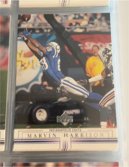 2001 Upper Deck #70 Marvin Harrison — front