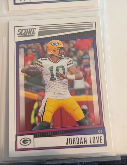 2022 Panini Score #98 Jordan Love — front