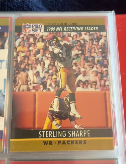 1990 Pro Set #13 Sterling Sharpe — front