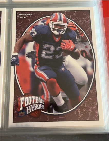 2008 Upper Deck Football Heroes #67 Marshawn Lynch — front