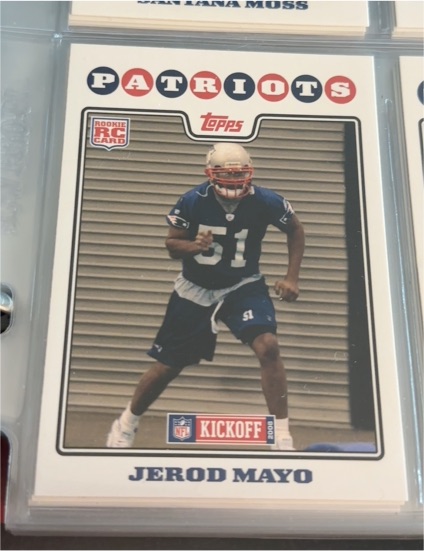 2008 Topps Kickoff #217 Jerod Mayo — front