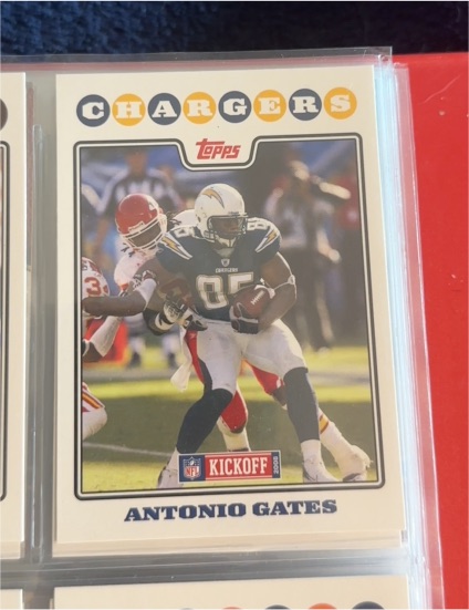 2008 Topps Kickoff #31 Antonio Gates — front