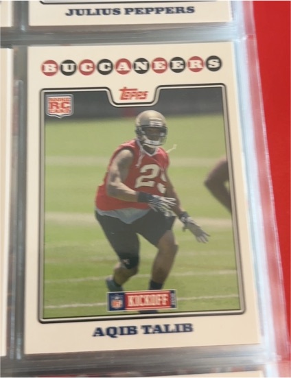 2008 Topps Kickoff #220 Aqib Talib — front