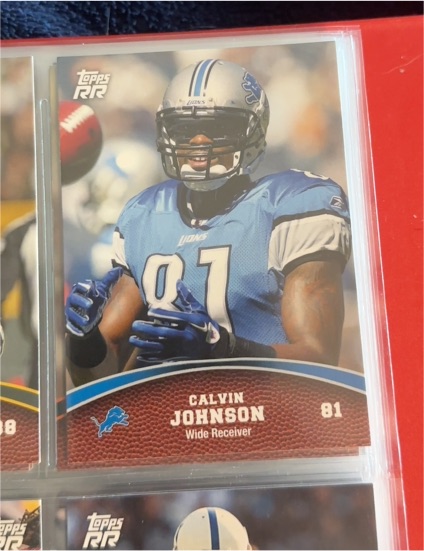 2011 Topps Rising Rookies #81 Calvin Johnson — front