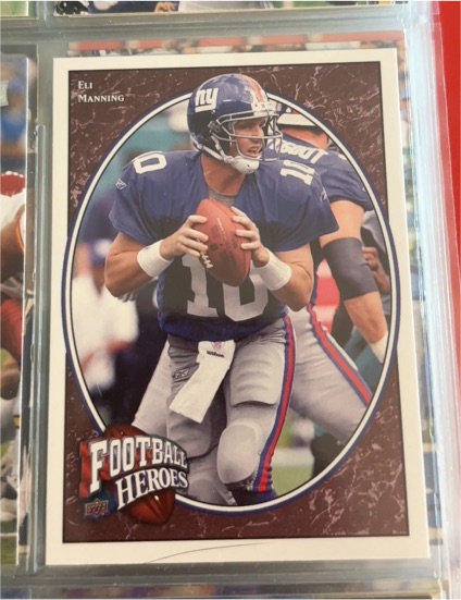 2008 Upper Deck Football Heroes #44 Eli Manning — front