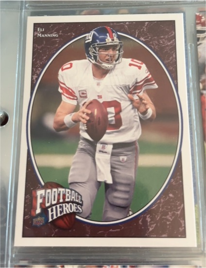 2008 Upper Deck Football Heroes #42 Eli Manning — front