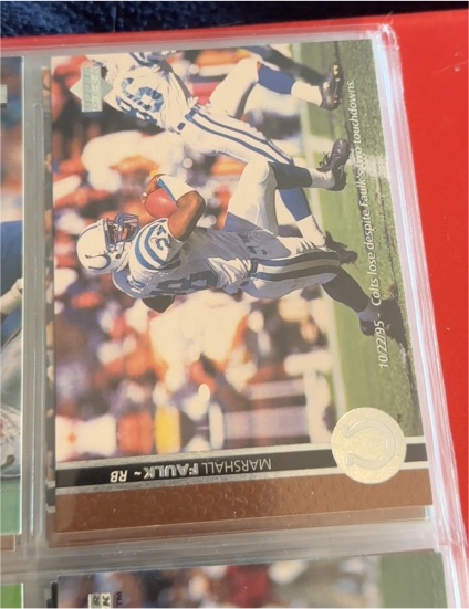 1996 Upper Deck #103 Marshall Faulk — front