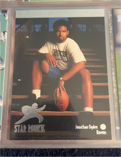 1996 Upper Deck #4 Jonathan Ogden — front