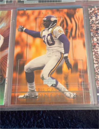 1995 Collector's Edge NFL Legends Cris Carter #CC3 — front