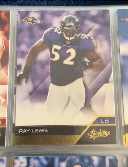2011 Panini Absolute Memorabilia #10 Ray Lewis — front