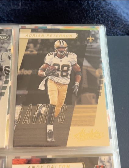 2017 Panini Absolute #21 Adrian Peterson — front