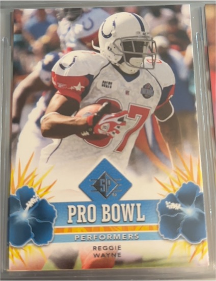 2008 Upper Deck SP Authentic #PBP-36 Reggie Wayne Pro Bowl Performers — front