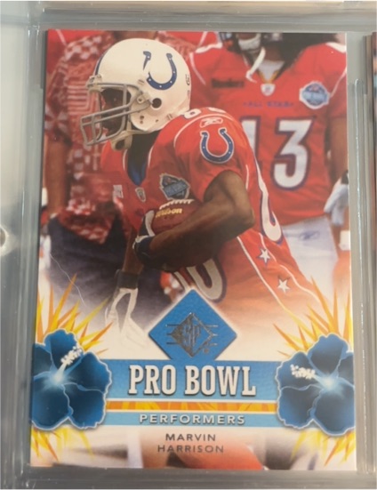 2008 Upper Deck SP Authentic #PBP-32 Marvin Harrison Pro Bowl Performers — front