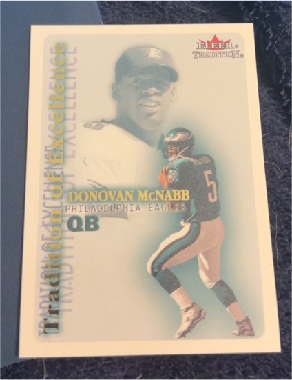 2000 Fleer Tradition Tradition of Excellence #11TE Donovan McNabb — front