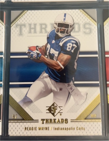 2009 SP Threads #81 Reggie Wayne — front