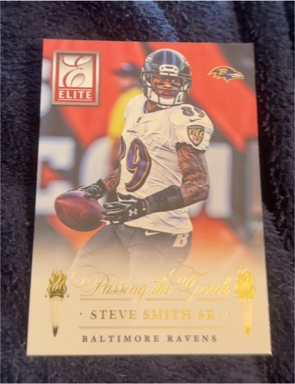 2015 Panini Elite Passing the Torch #2 Steve Smith Sr. — front