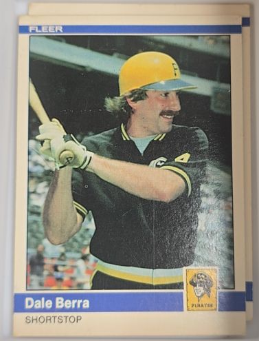 1984 Fleer #245 Dale Berra — front