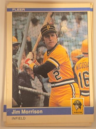 1984 Fleer #257 Jim Morrison — front