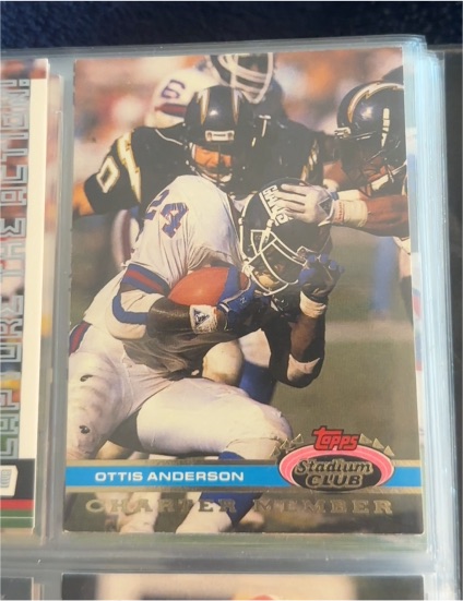 1991 Topps Stadium Club #Charter Member Ottis Anderson — front