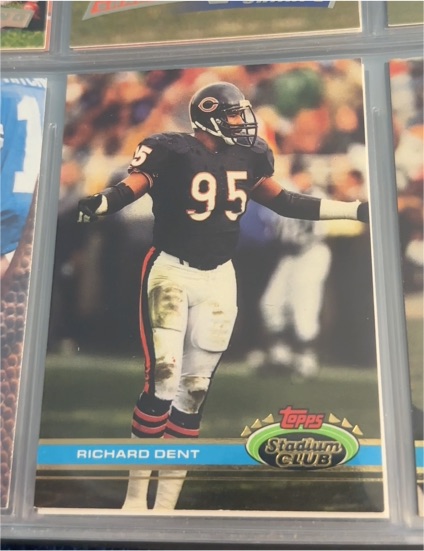1991 Topps Stadium Club #6 Richard Dent — front