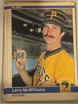 1984 Fleer #256 Larry McWilliams — front