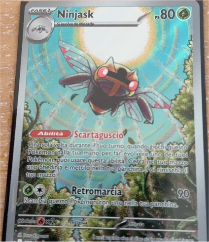 2025 Pokémon Mega Evolution #137 Ninjask Illustration Rare — front