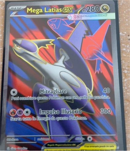 2025 Pokémon Mega Latias ex #163/132 Mega Evolution — front