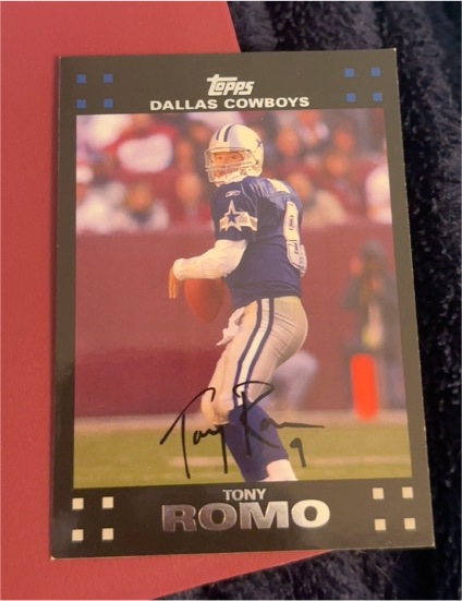 2007 Topps #14 Tony Romo — front