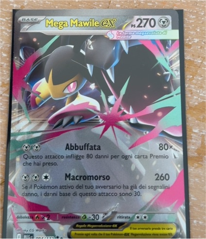 2025 Pokémon Mega Evolutions #94 Mega Mawile ex — front