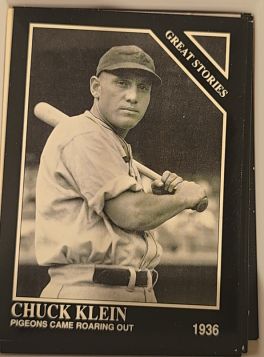 1992 The Sporting News Conlon Collection #438 Chuck Klein — front