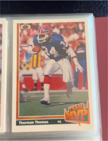1991 Upper Deck #452 Thurman Thomas — front