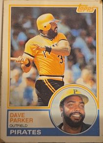 1983 Topps #205 Dave Parker — front