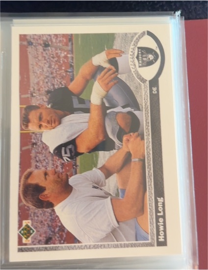 1991 Upper Deck #289 Howie Long Los Angeles Raiders — front